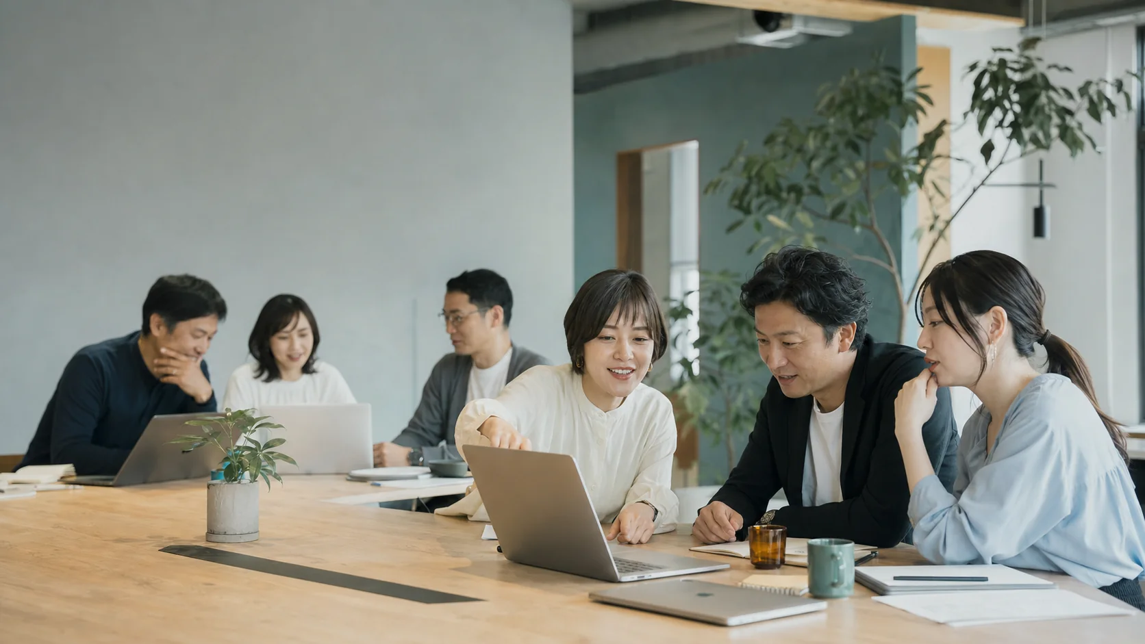 LEAPのAI実践ワークショップで学び合う参加者
